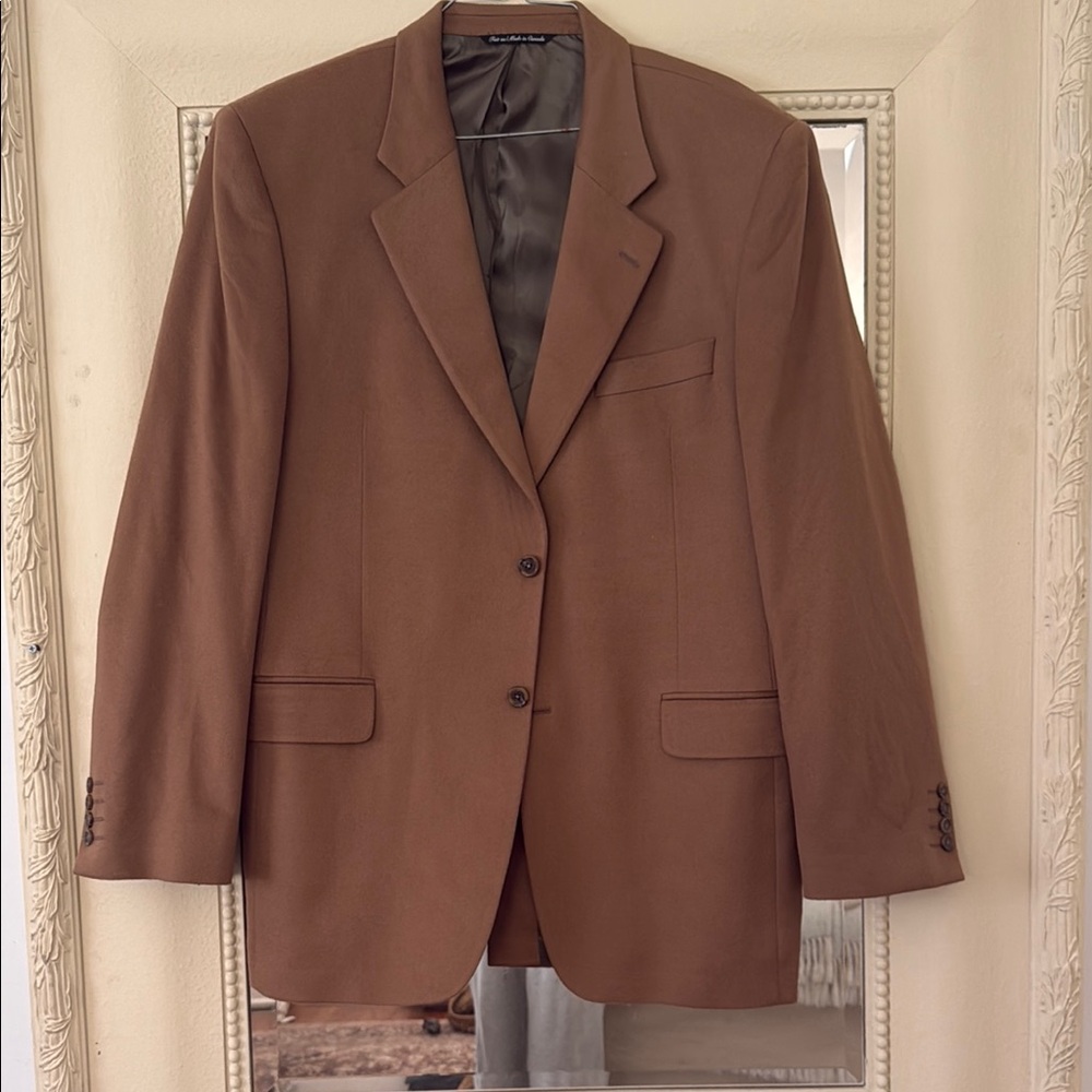 Elegant Brown Men's Blazer